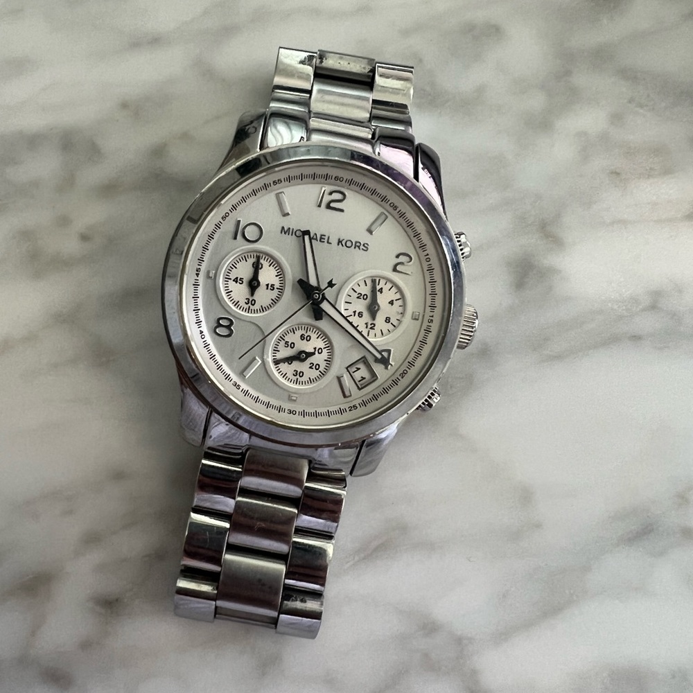 Silver Michael Kors watch